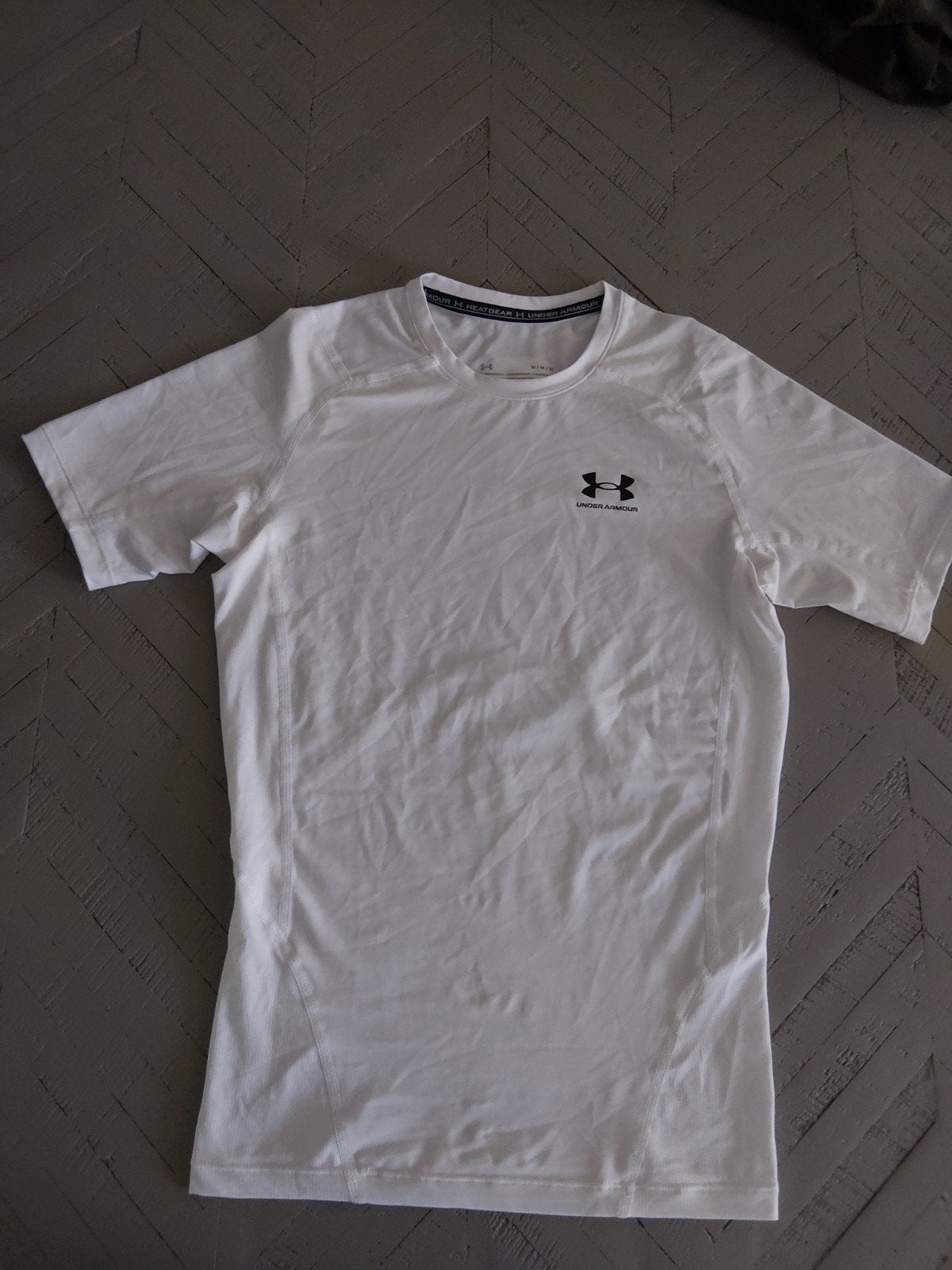 Under Armour compressie t-shirt wit maat M, Kleding | Heren, Sportkleding, Maat 48/50 (M), Wit, Under Armour, Ophalen of Verzenden