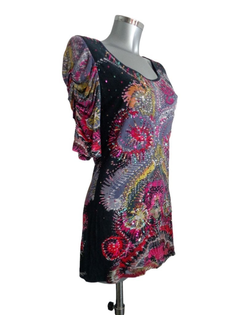 Rene Derhy tuniek top, viscose, maat medium, NIEUW, Maat 38/40 (M), Overige kleuren, Nieuw, Ophalen of Verzenden