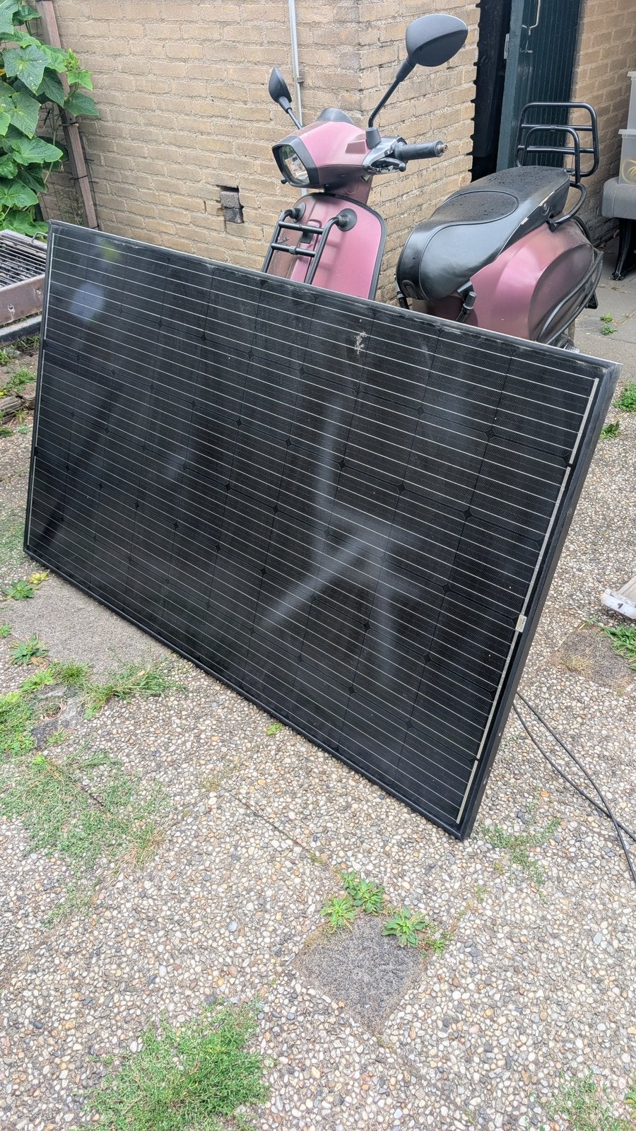 295w zonnepaneel, Ophalen