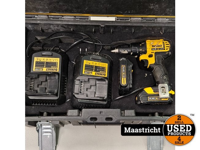 DEWALT DCD 730 accuboormachine 2x 14,4 Volt / 1,5Ah + lader