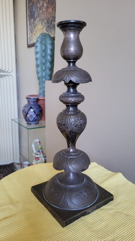 circa1900 Shabbat kandelaar ~ Warszawa ~ Judaica, Ophalen of Verzenden