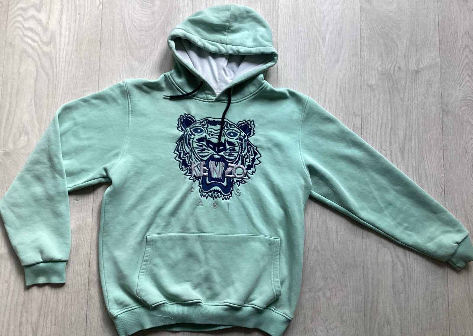 Kenzo hoodie maat XXL mint groen, Kleding | Dames, Grote Maten, Kenzo, Trui of Vest, Ophalen of Verzenden, Gedragen