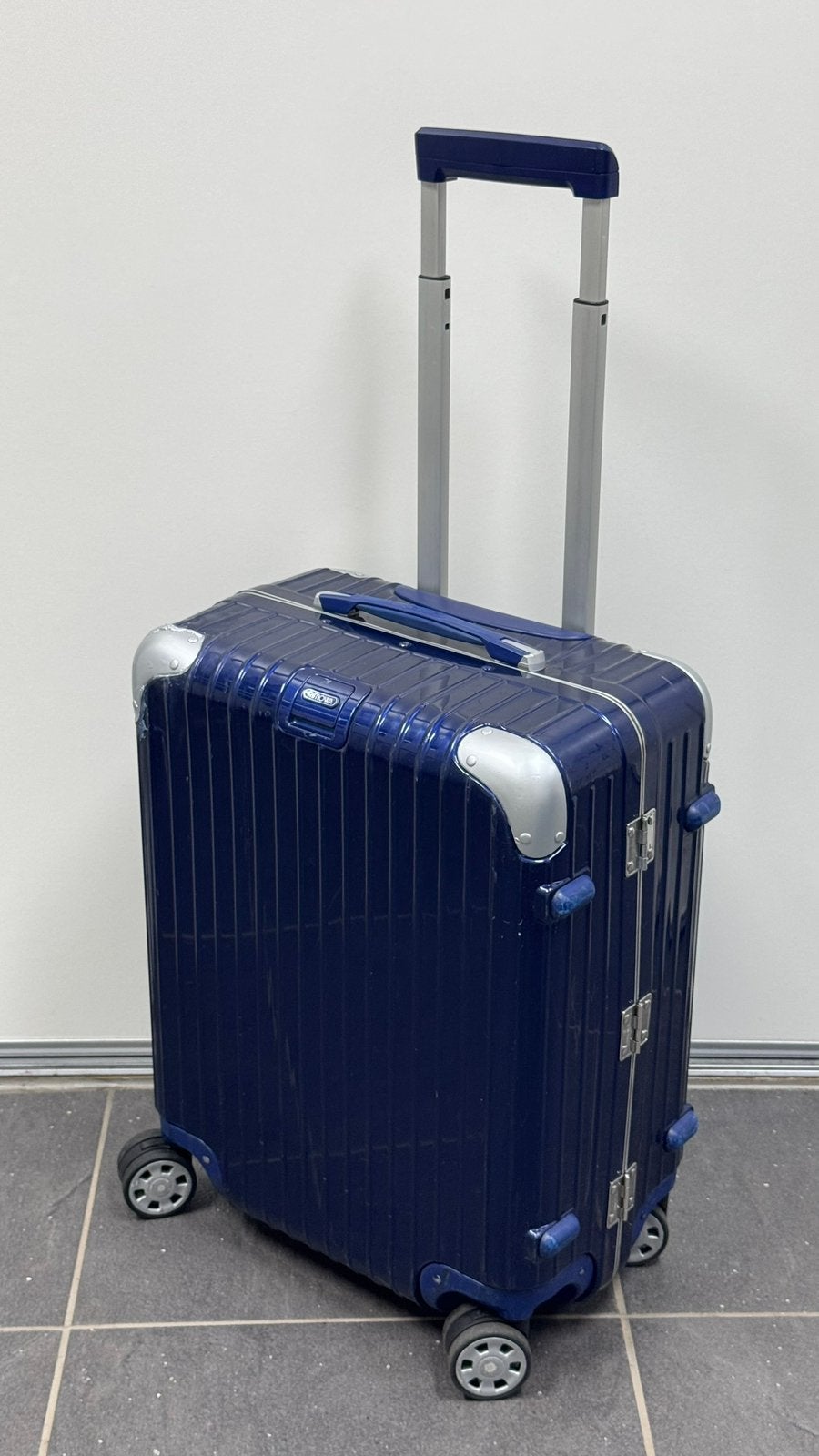 RIMOWA Limbo Cabin S 37L – Donkerblauw – Multiwheel, Gebruikt, 50 tot 60 cm, Hard kunststof, Ophalen of Verzenden