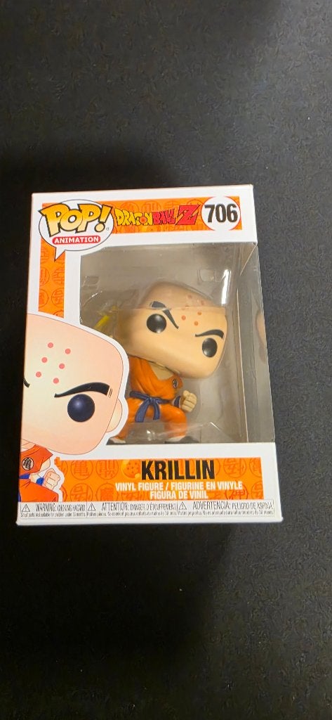 Funko Pop - Dragon Ball z - krillin 706, Ophalen of Verzenden, Nieuw