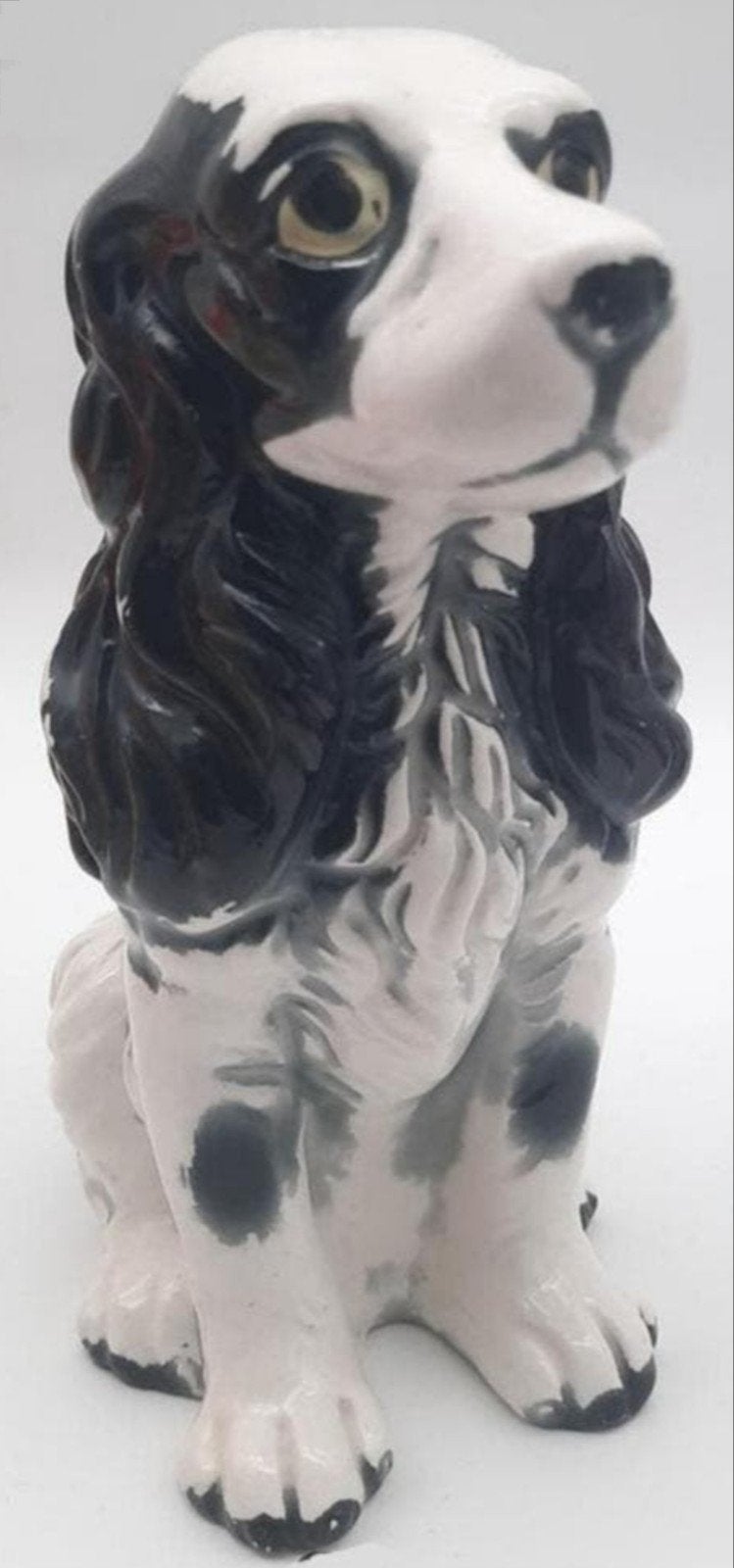 Vintage keramische Cocker Spaniel beeld Japan ca. 18cm hoog, Verzamelen, Ophalen of Verzenden, Gebruikt, Dier