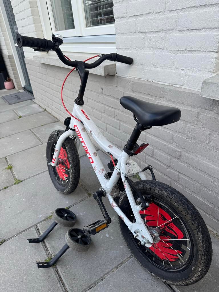 Carraro kinderfiets met praktische wielen, Fietsen en Brommers, Fietsen | Kinderfietsjes, Ophalen, Gebruikt, Minder dan 16 inch