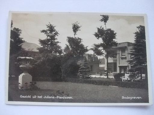P218 Bodegraven - Juliana-Plantsoen - 1938, Verzenden, 1920 tot 1940, Gelopen, Zuid-Holland