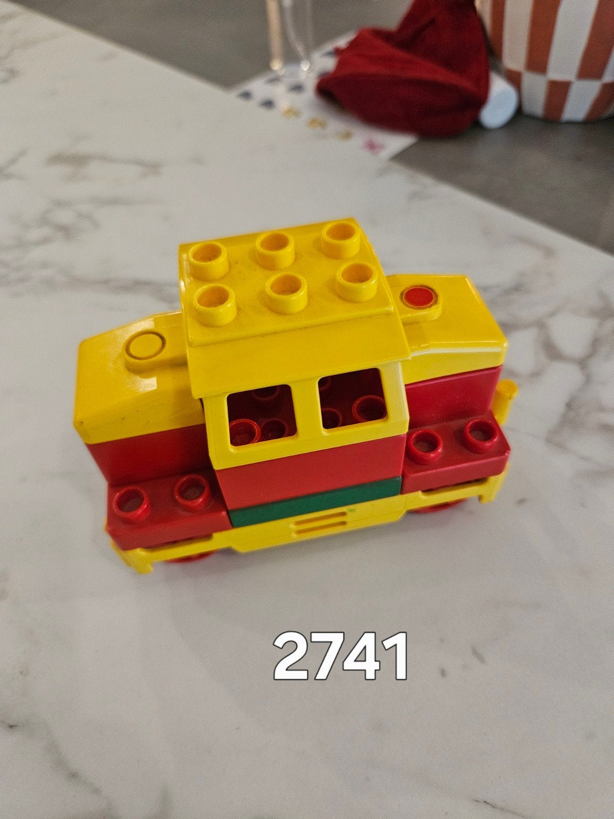 Duplo 2741 elektrische trein compleet, Ophalen of Verzenden, Zo goed als nieuw, Duplo