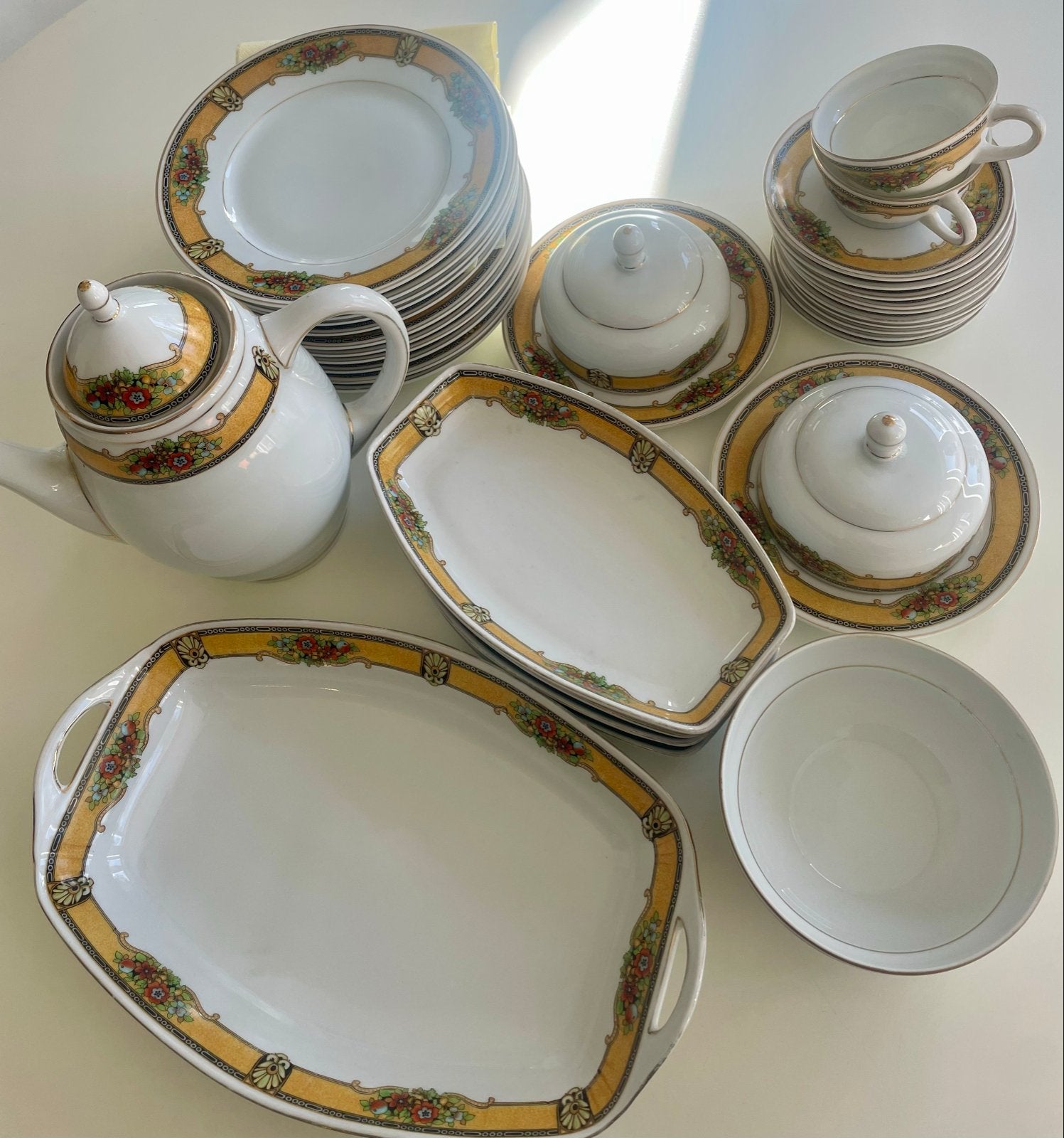 Art-deco Felda-Rhön Porzellan servies, Ophalen