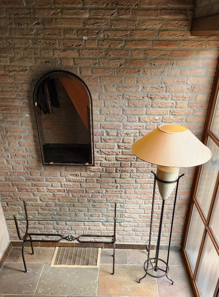 Vintage smeedijzeren entree-/halset, Ophalen