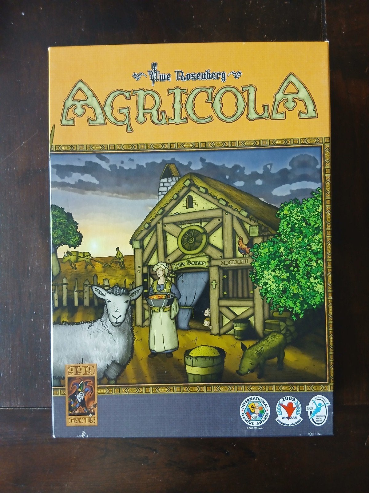 Agricola Bordspel - Niet compleet, Een of twee spelers, Ophalen of Verzenden, Zo goed als nieuw, 999 Games