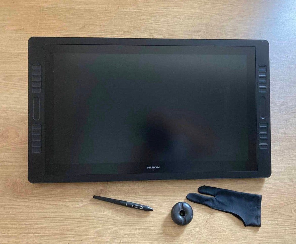 Huion Kamvas pro 2.5k 24 inch, Computers en Software, Tekentablets, Ophalen of Verzenden, Zo goed als nieuw