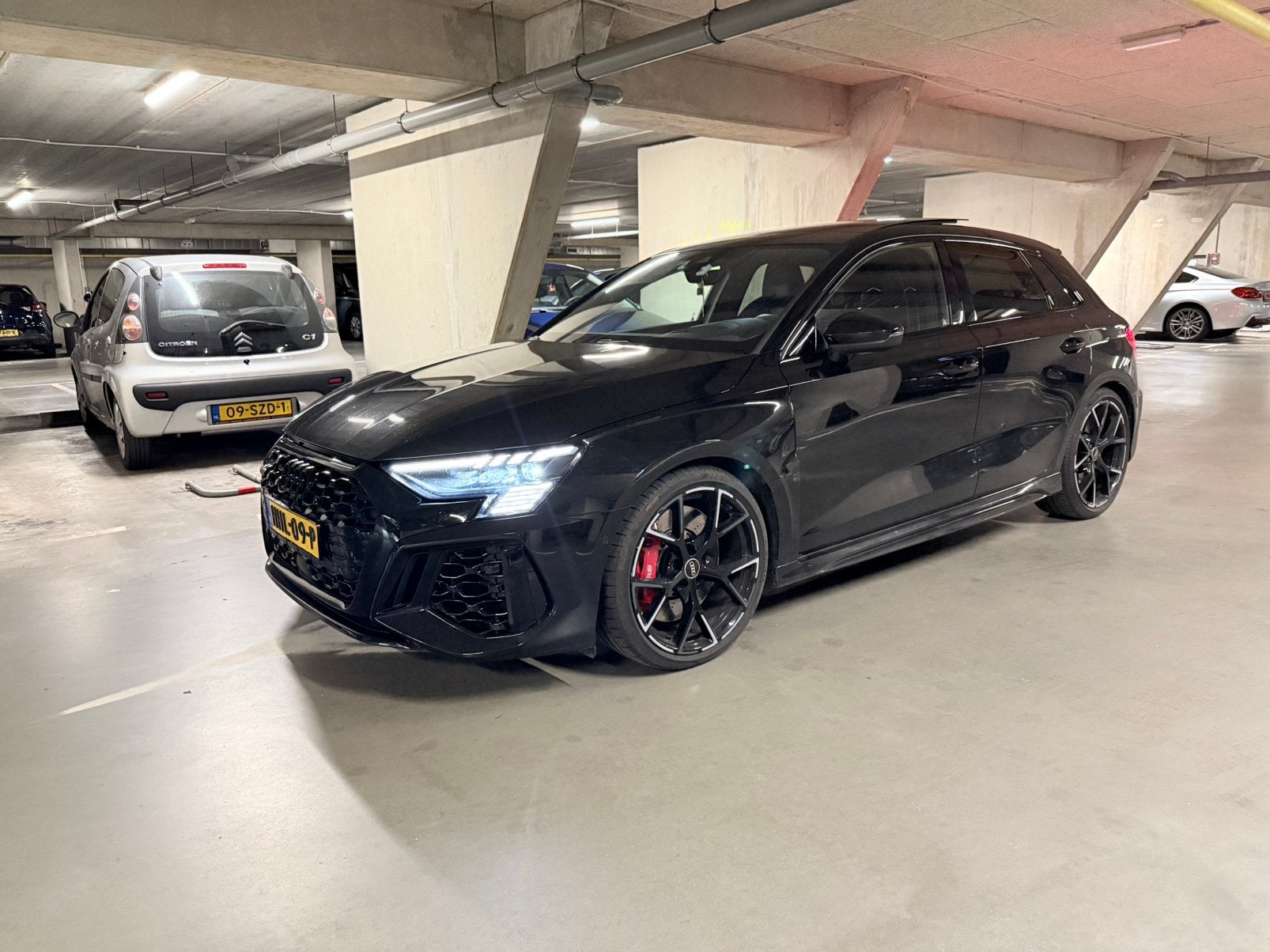 Audi RS3 STAGE 2 + downpipe 500pk Quattro 2023 Zwart, Automaat, 4 cilinders, Zwart, 1545 kg
