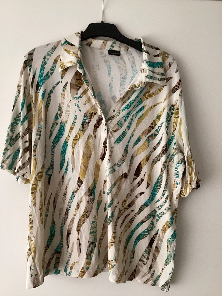 Zomers shirt, Barbara Lebek, maat 46, zgan, Overige kleuren, Maat 46/48 (XL) of groter, Ophalen of Verzenden, Zo goed als nieuw
