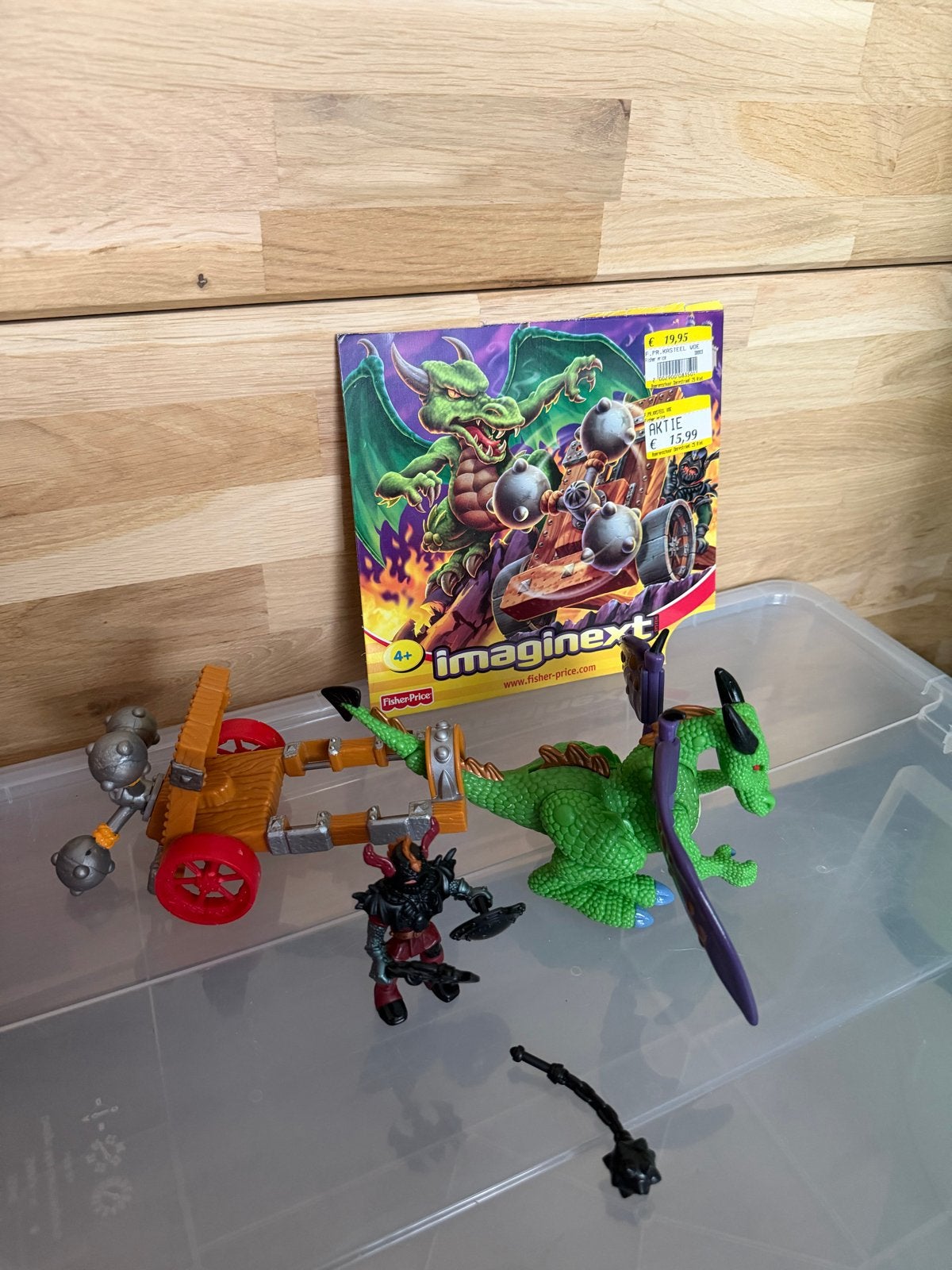 Vintage Imaginext Battle Castle Dragon 78352 Uitbreidingsset, Ophalen of Verzenden, Zo goed als nieuw