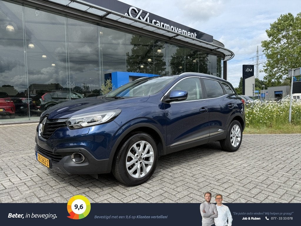 Renault Kadjar 1.2 TCe Intens | Panodak | Navi | Cruise | Ke, Auto's, Renault, Voorwielaandrijving, Kadjar, 4 cilinders, Blauw