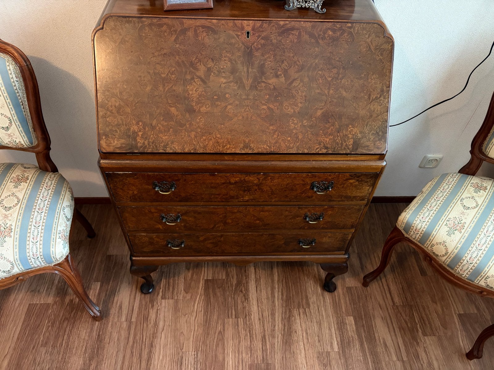 Antiek buikkastje / secretaire - Zevenaar, Antiek en Kunst, Ophalen