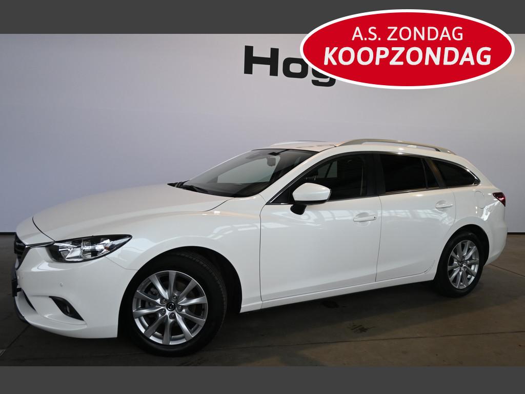 Mazda 6 Sportbreak 2.0 HP TS+ Clima Cruise Control Stoelverw, Auto's, Voorwielaandrijving, Stof, 4 cilinders, Met garantie (alle)