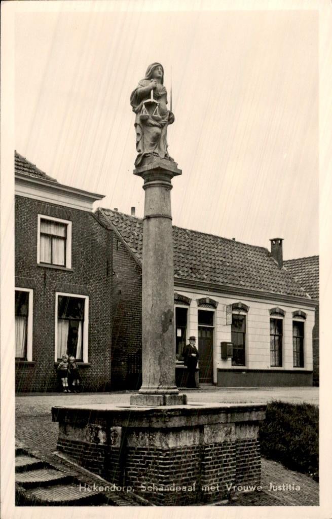 Hekendorp - Schandpaal - Vrouwe Justitia, Ophalen of Verzenden, 1920 tot 1940, Ongelopen, Utrecht