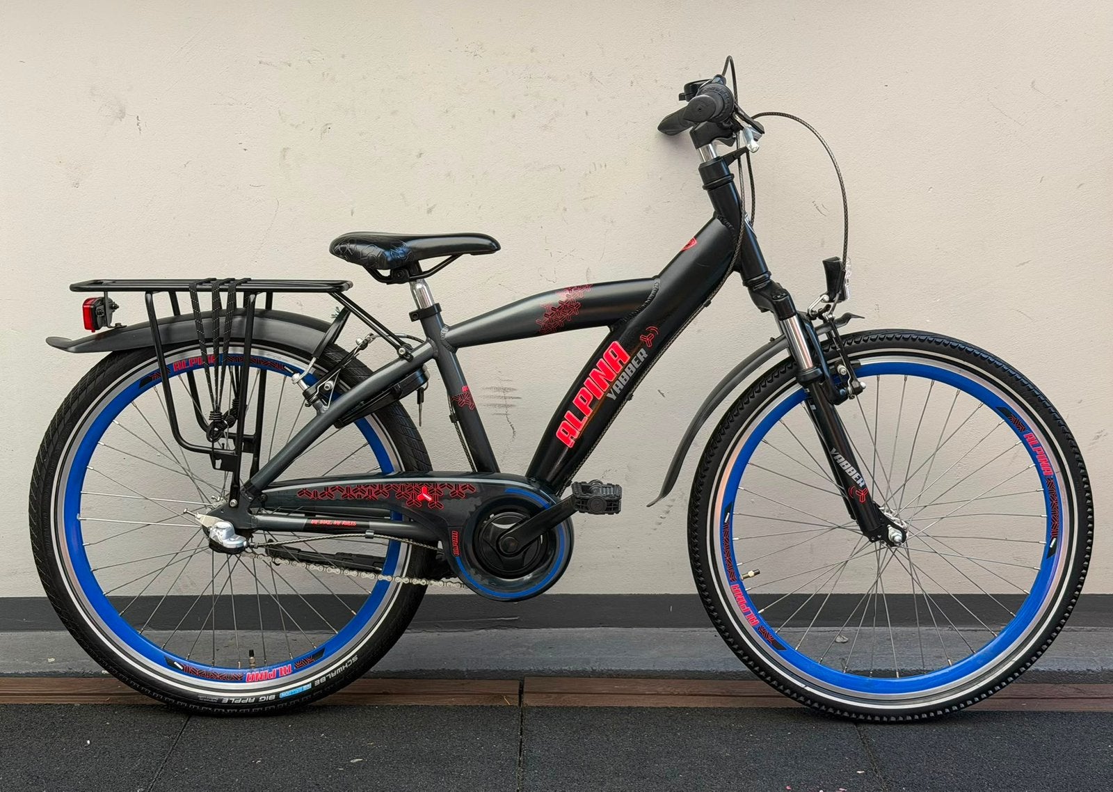Alpina Yabber 24 inch complete jongensfiets, 3 versnellingen, Ophalen, Terugtraprem, Versnellingen, Gebruikt