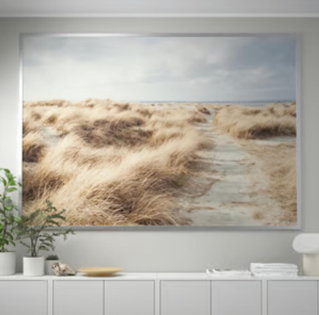 IKEA BJÖRKSTA canvas, 200 x 140 cm, zandduin, Huis en Inrichting, Woonaccessoires | Schilderijen, Tekeningen en Foto's, Ophalen