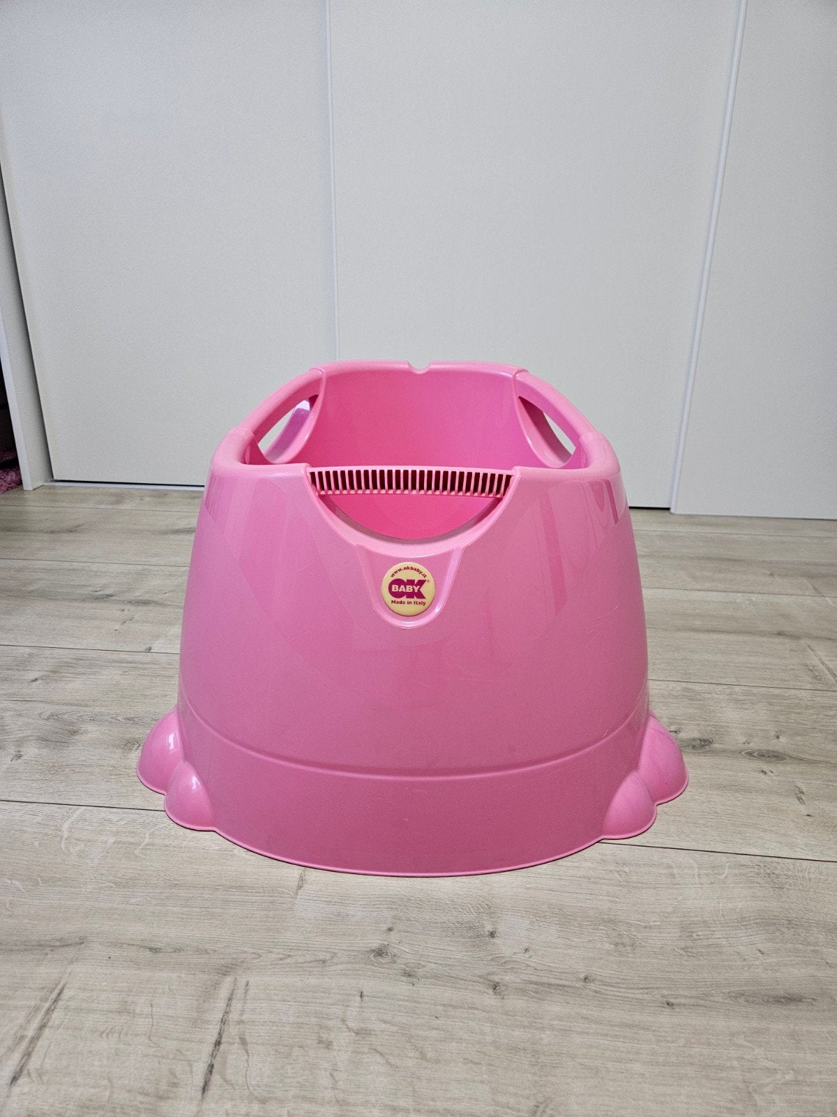 Roze Tummy Tub Baby Badje, Ophalen, Zo goed als nieuw, Badje