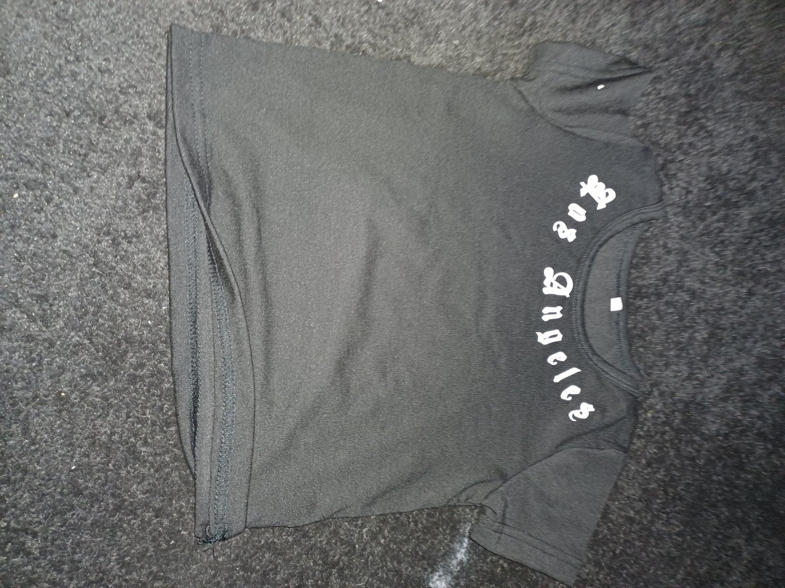 Nieuw Zwart 'Los Angeles' Shirtje Maat 98/104, Kinderen en Baby's, Kinderkleding | Maat 98, Ophalen of Verzenden, Nieuw, Jongen of Meisje