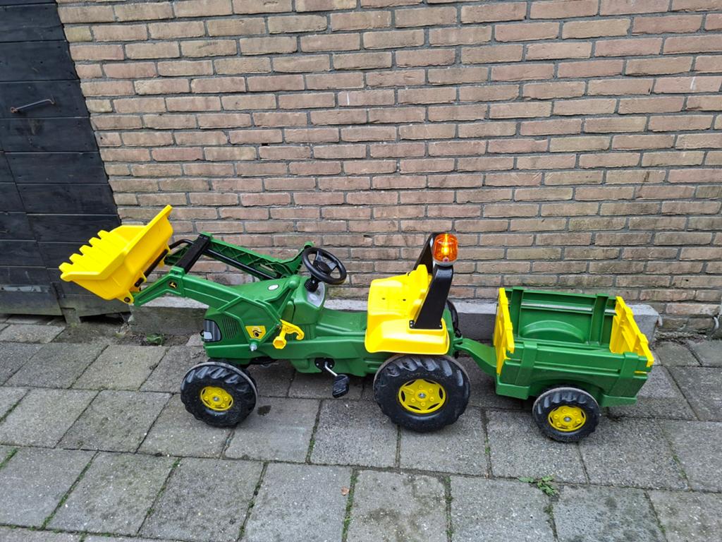 Trekker John Deere, Ophalen, Zo goed als nieuw