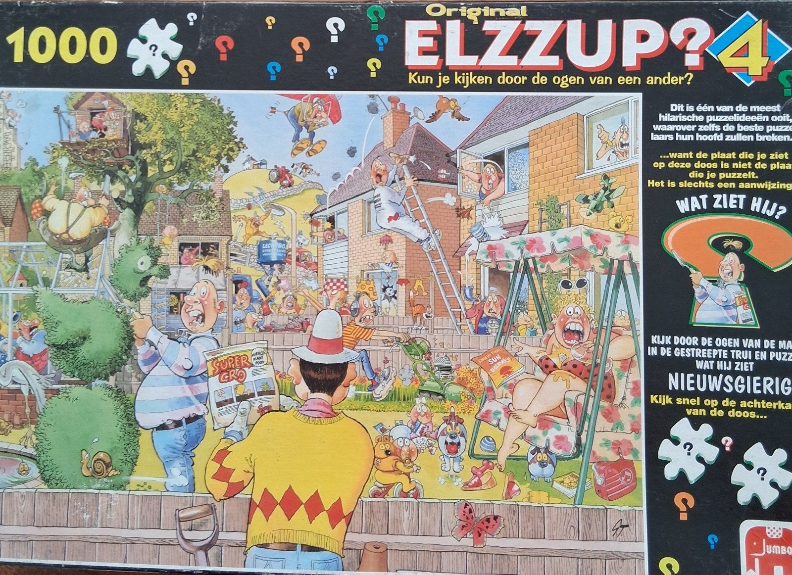 elzzup/wasgij puzzel 1000 stukjes, Ophalen, 500 t/m 1500 stukjes, Gebruikt, Legpuzzel