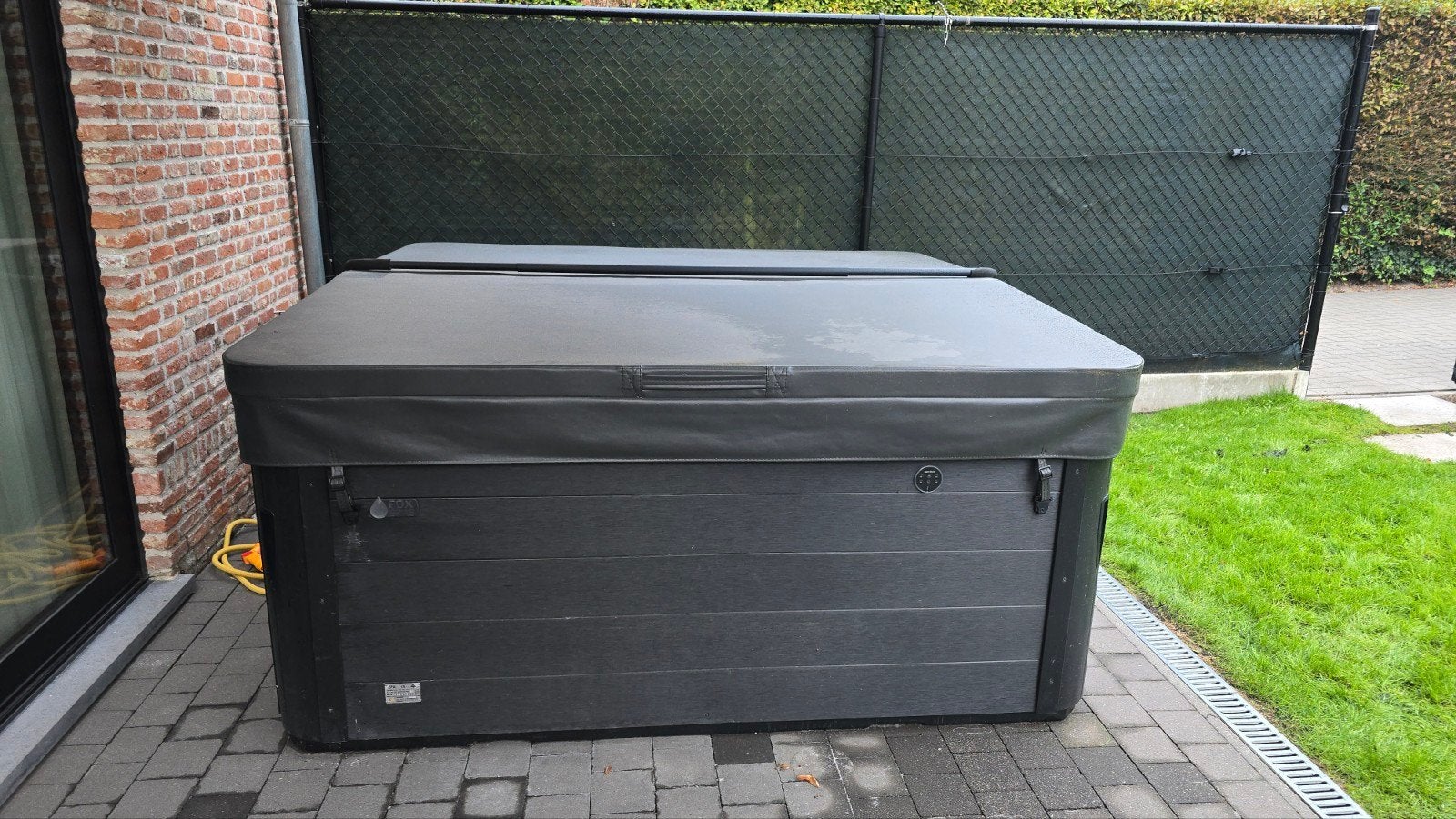 Jacuzzi Cover Bubbelkoning Fox Prisma + CoverMate Coverlift, Tuin en Terras, Ophalen, Gebruikt