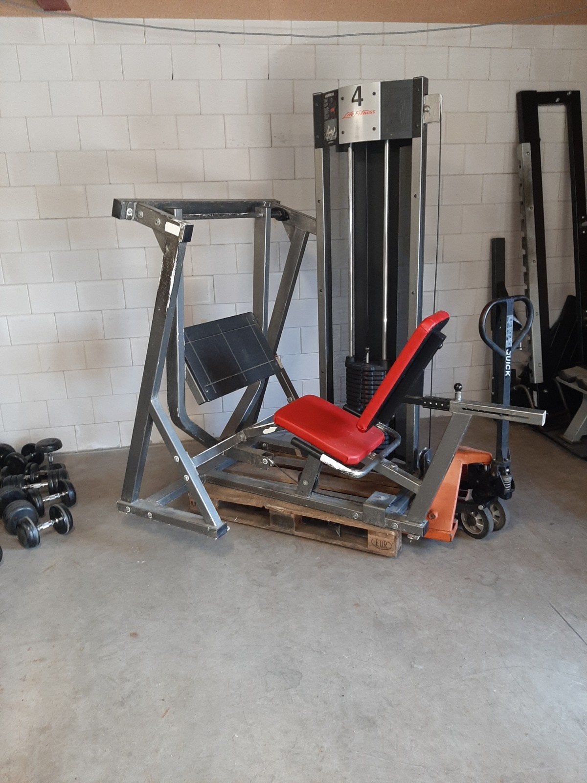 life fitness club Series Leg Press, Ophalen of Verzenden, Zo goed als nieuw, Overige typen
