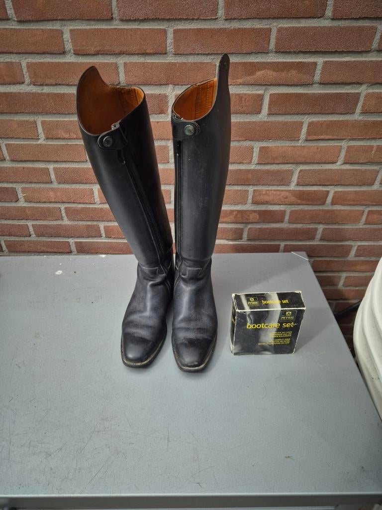 Ledere Petrie laarzen, Dieren en Toebehoren, Ophalen, Zo goed als nieuw, Dressuur
