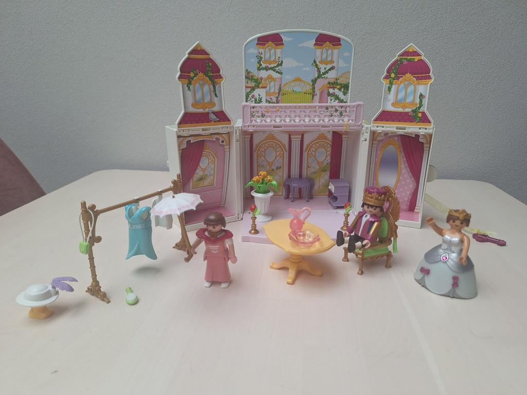 Playmobil Prinsessenkasteel met Figuren en Accessoires, Ophalen, Zo goed als nieuw, Complete set