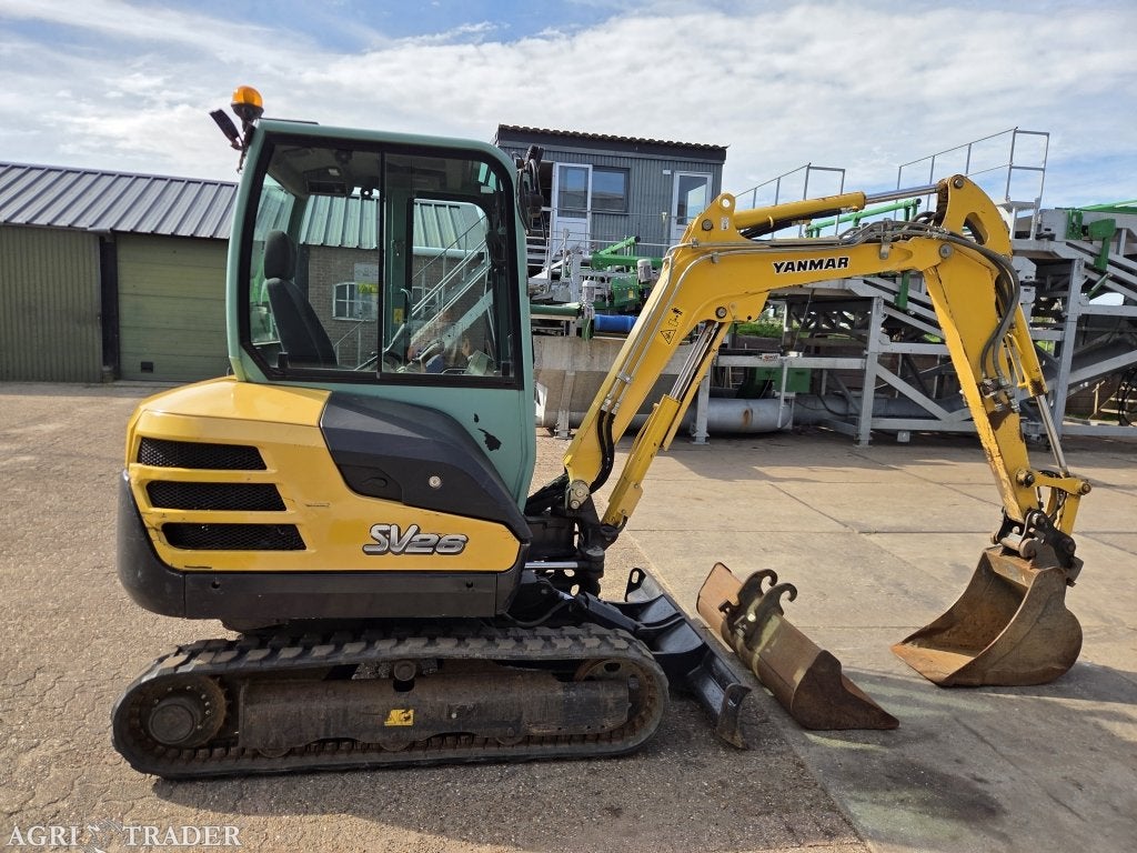 Yanmar SV26 (2015) 2340uur!! Minigraver 2.6T, -, Niet opgegeven, Ophalen of Verzenden, Niet opgegeven