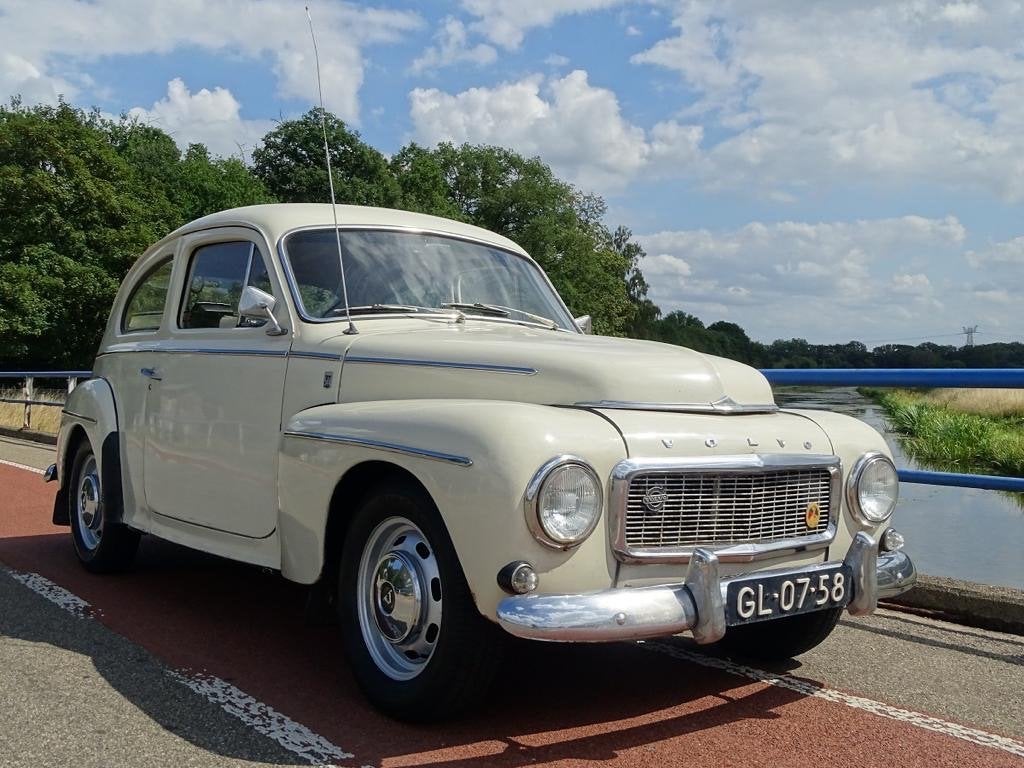 Volvo P 544 1.8 C 1964 Wit LPG, 4 cilinders, Wit, Origineel Nederlands, Handgeschakeld