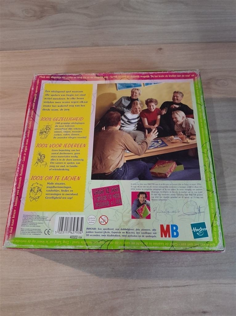 Knetter een te gek spel - s5692, Hobby en Vrije tijd, Gezelschapsspellen | Bordspellen, Verzenden, Zo goed als nieuw