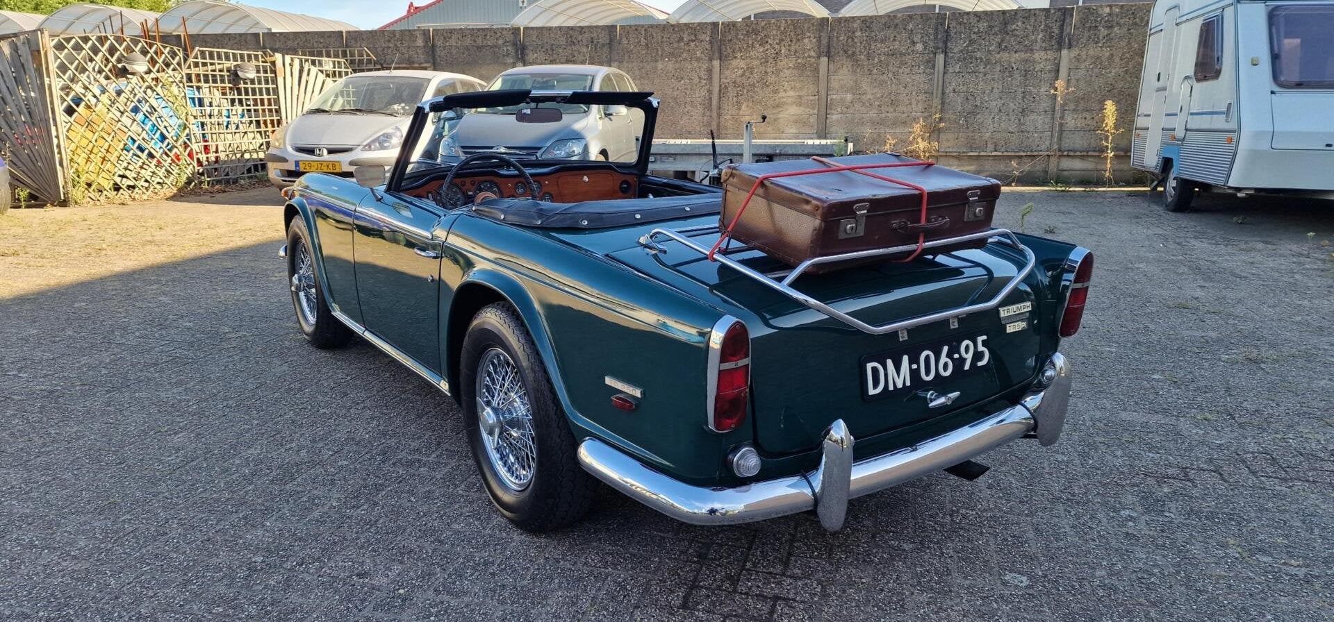 Triumph TR5 / TR250 Soft Top/OVERDRIVE/CHROOM SPAAKWIELEN, foto 4