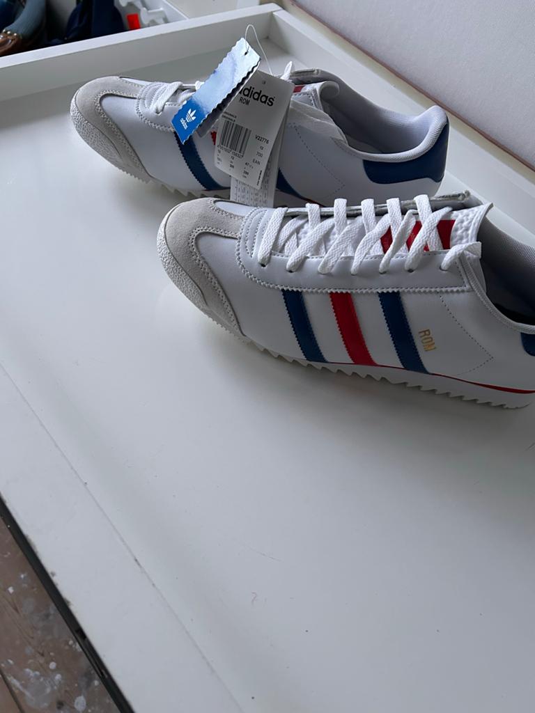 Adidas Rom Sneakers - Nieuw met labels, Wit, Nieuw, Ophalen of Verzenden, Sneakers of Gympen