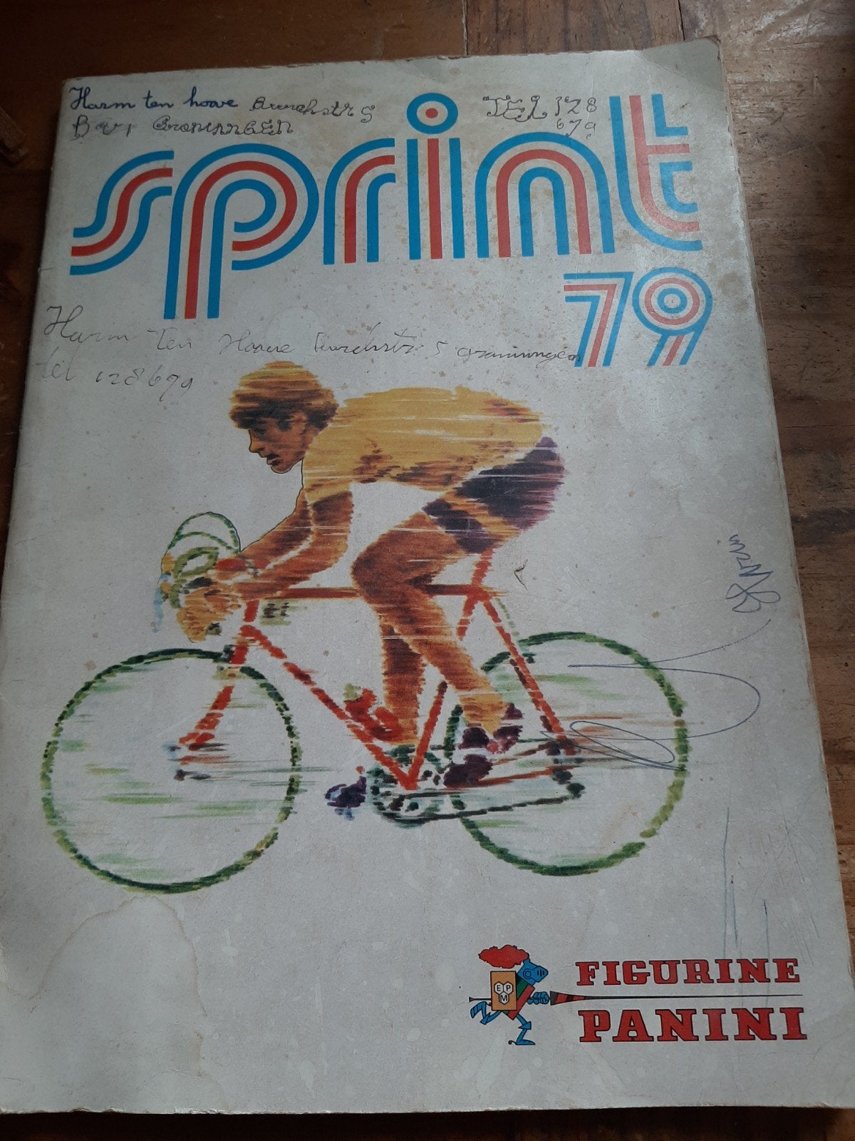 Panini Sprint 79 Wielrennen Stickerboek - 5 Stickers Ontbrek, Ophalen of Verzenden, Gebruikt, Sport