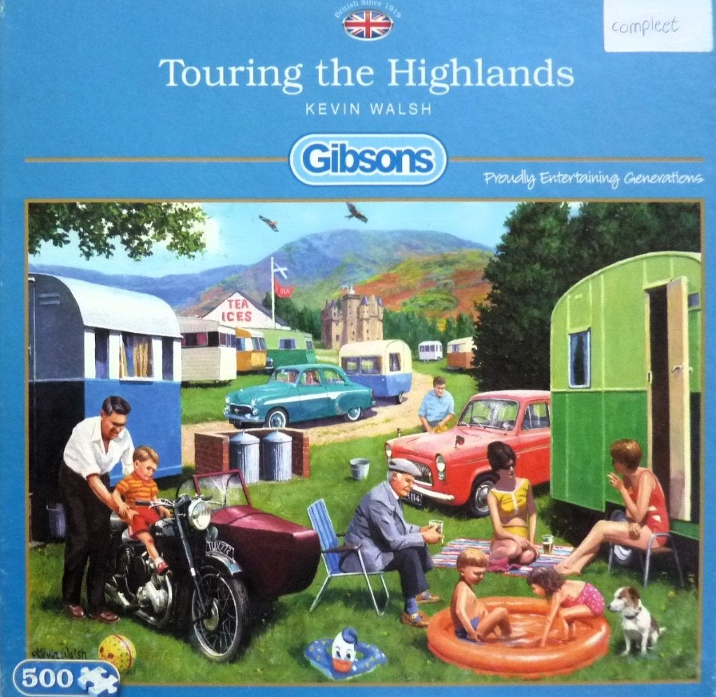Gibsons: Touring the Highlands., Ophalen, 500 t/m 1500 stukjes, Gebruikt, Legpuzzel