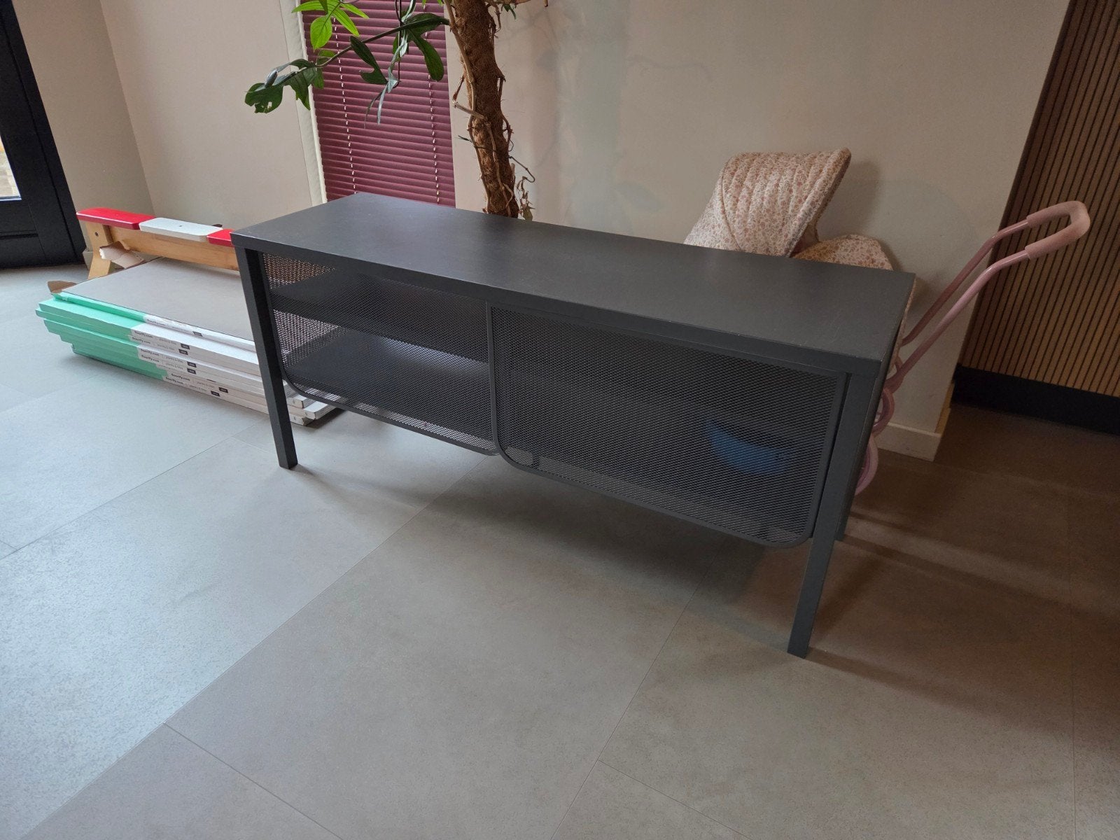 ikea Nittorp metalen kast, Ophalen, Gebruikt, 100 tot 150 cm, Modern, Industrieel