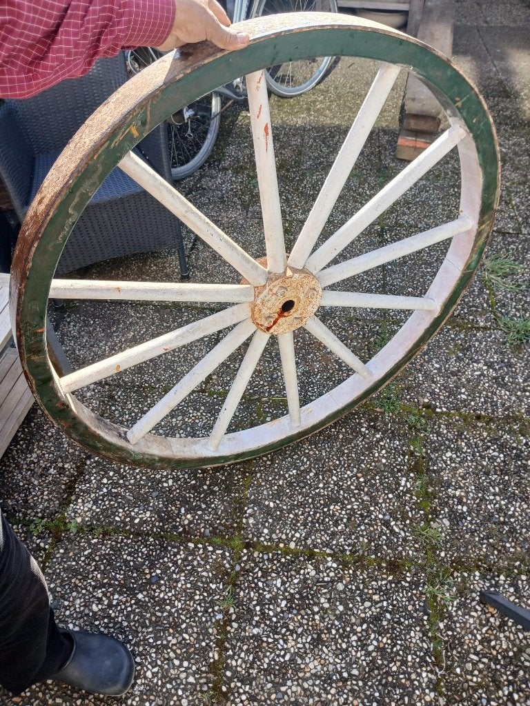 Wagenwiel, koetswiel, karrewiel, diameter 120 cm, Ophalen of Verzenden