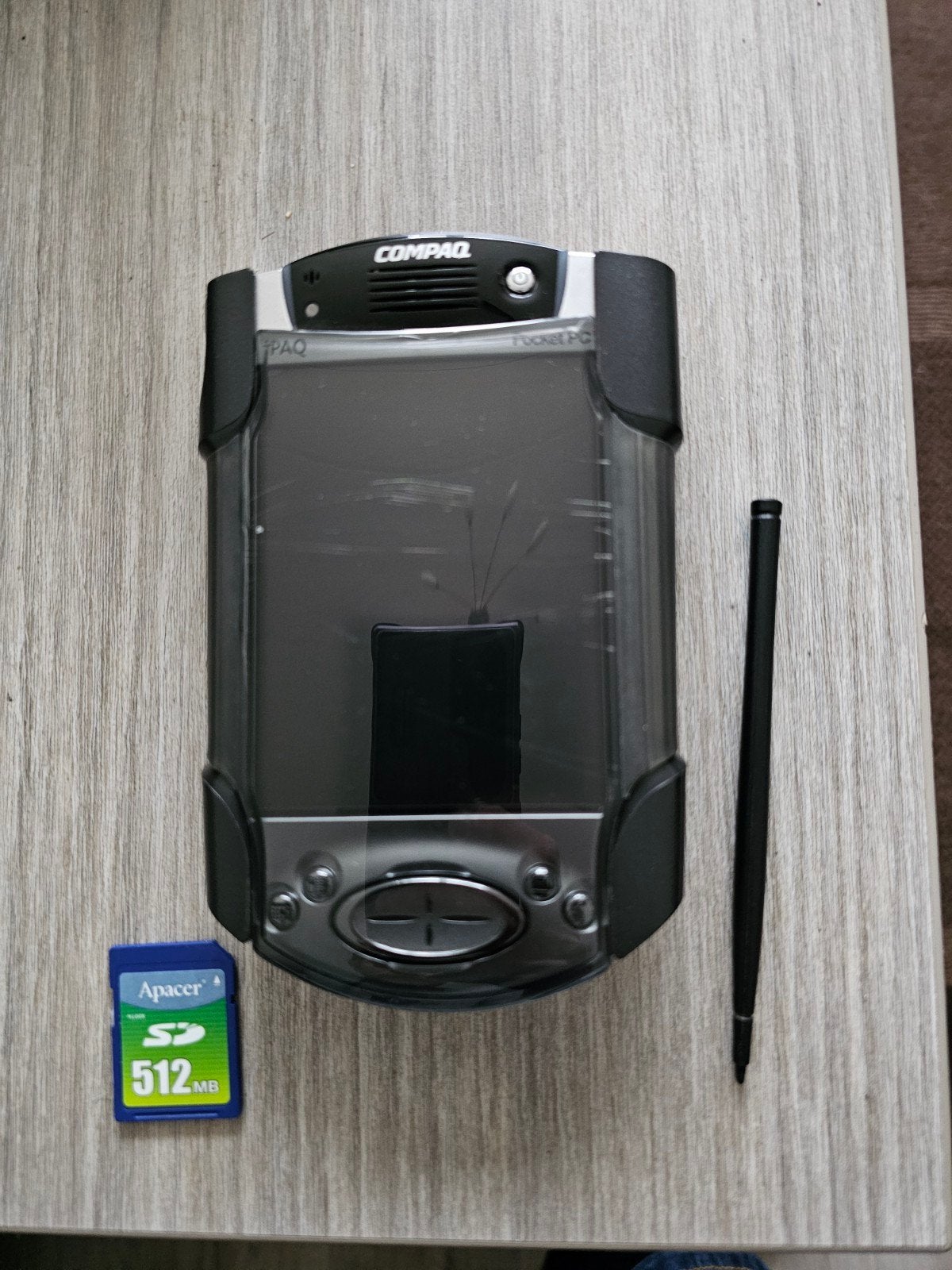 Compaq iPAQ Pocket PC met stylus en 512MB SD kaart, Gebruikt, Compaq, Ophalen of Verzenden, Met stylus of aanraakpen