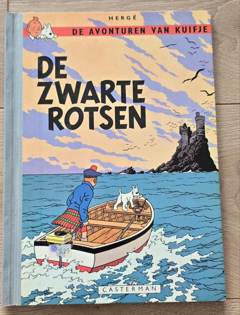 Titel: Kuifje – De Zwarte Rotsen – Harde kaft – Casterman, Boeken, Eén stripboek, Ophalen of Verzenden, Gelezen