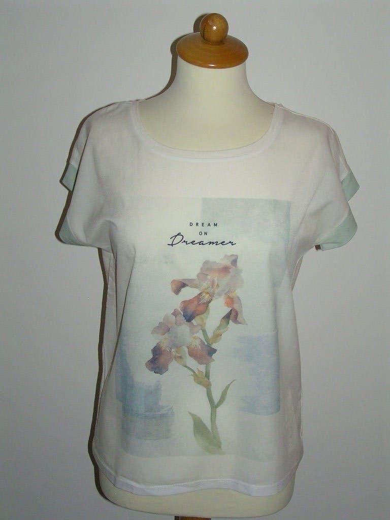 Ivoor wit t-shirt met mooie print maat S., Only, Wit, Nieuw, Ophalen of Verzenden