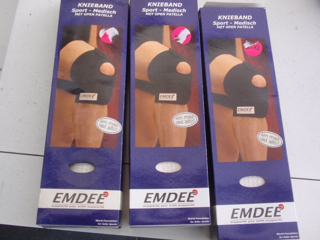 Emdee knieverband met open patella, Ophalen of Verzenden, Nieuw