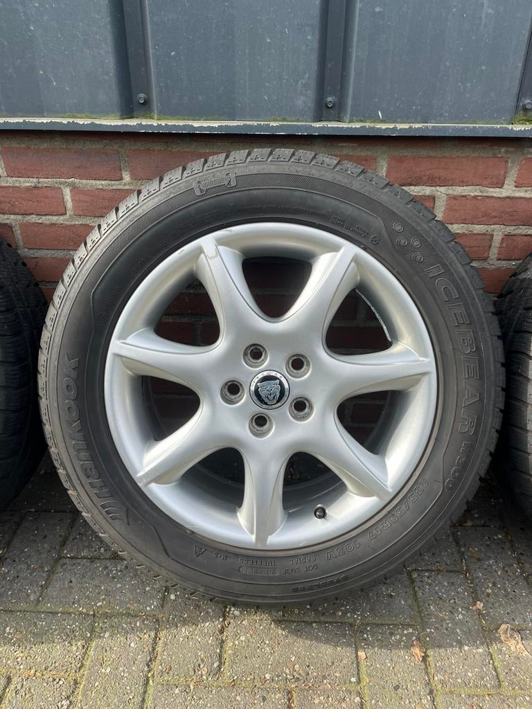 Originele 17 inch Jaguar S-type velgenset, Auto-onderdelen, Banden en Velgen, Ophalen, Gebruikt, Banden en Velgen, Onbekend
