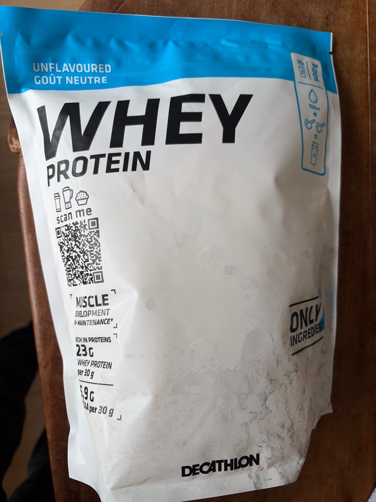 Ongeopende Decathlon Whey Proteïne - Houdbaar tot juni 2027, Ophalen of Verzenden, Nieuw, Poeder of Drank