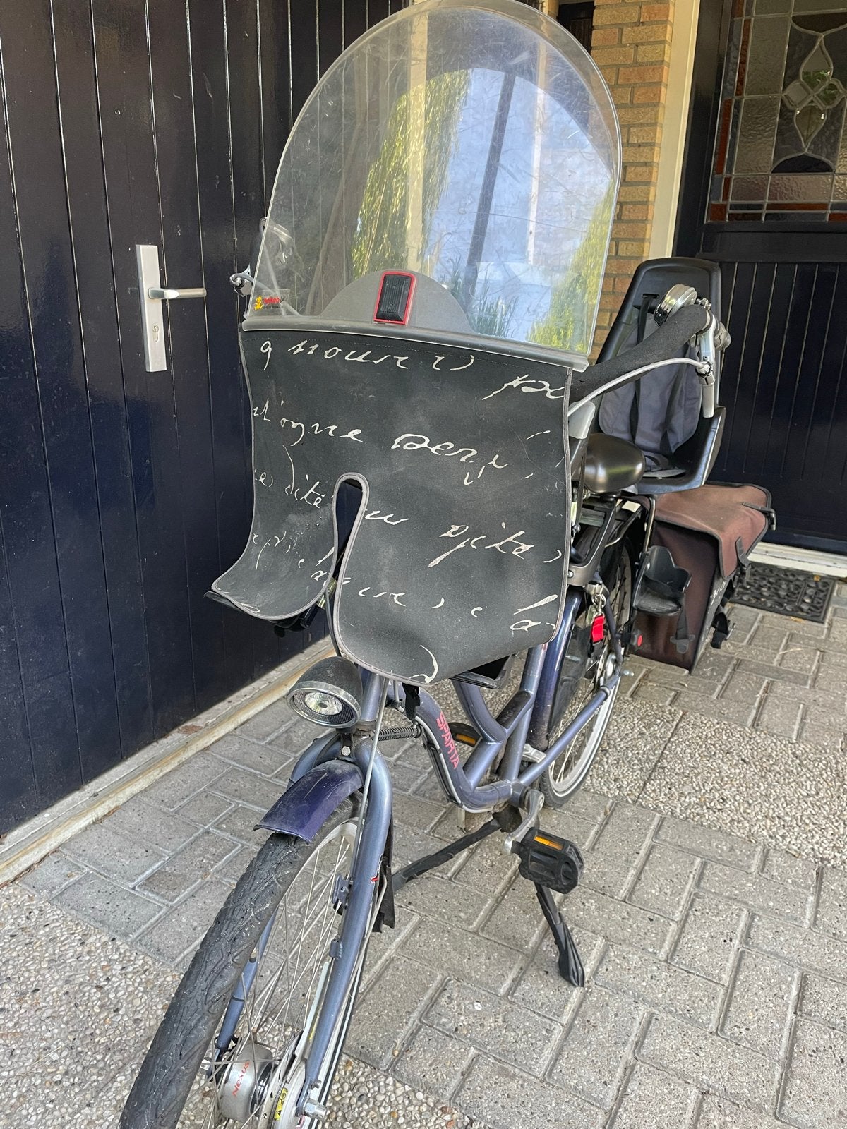 Mamafiets met kinderzitjes en fietstassen, Velgrem, 50 tot 53 cm, Ophalen, Overige merken