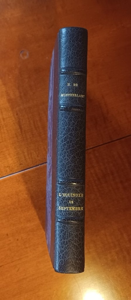 Henry de Montherlant - L' équinoxe de septembre, Ophalen of Verzenden, Zo goed als nieuw
